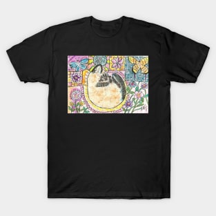 Siamese cat painting T-Shirt